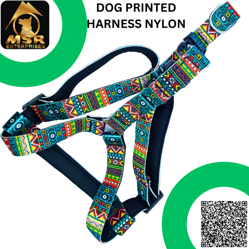 DOG PRINTED HARNESS