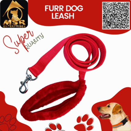 DOG FURR LEASH DOUBLE LAYER