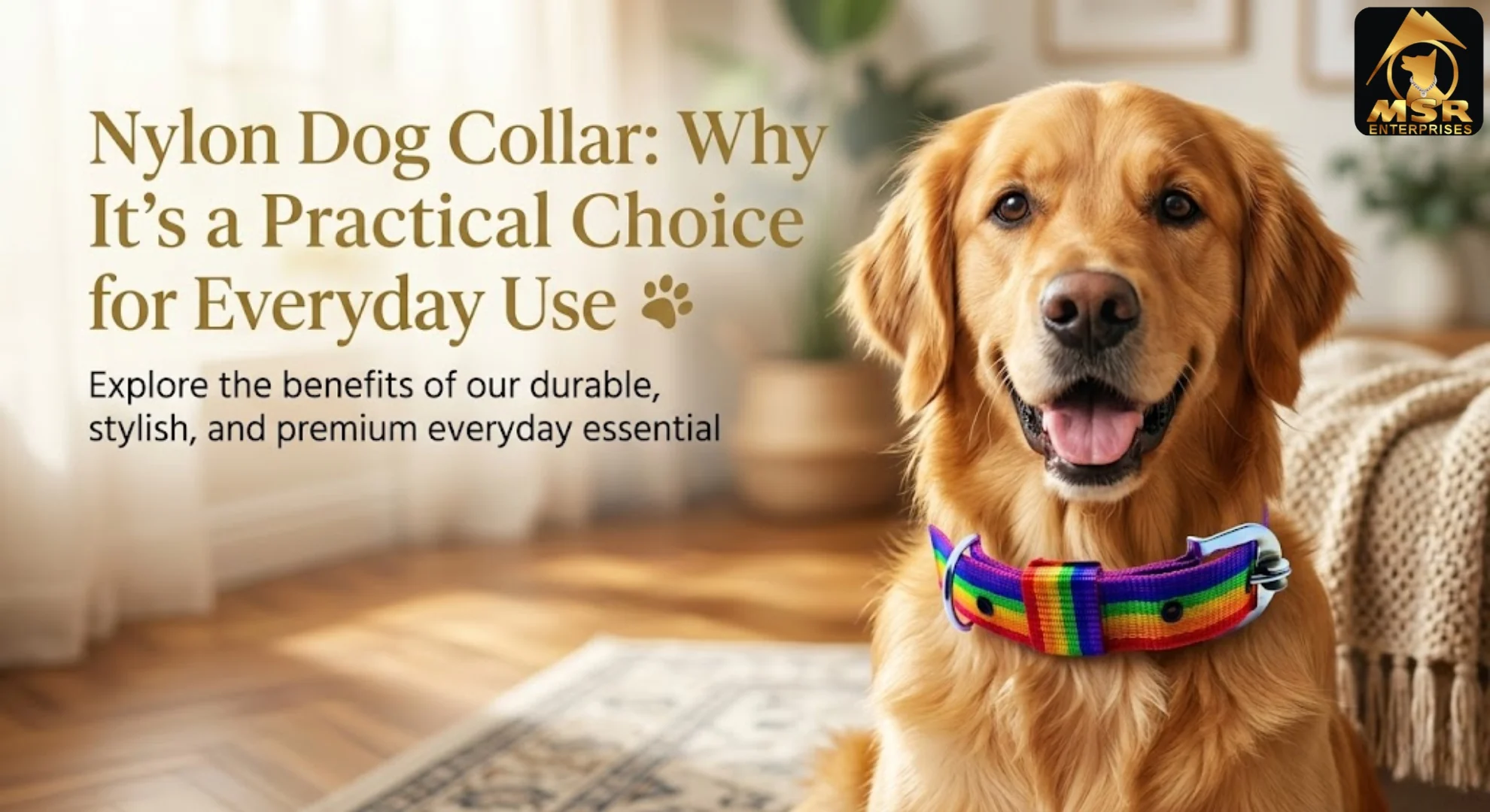 Nylon Dog Collar: Why It’s a Practical Choice for Everyday Use