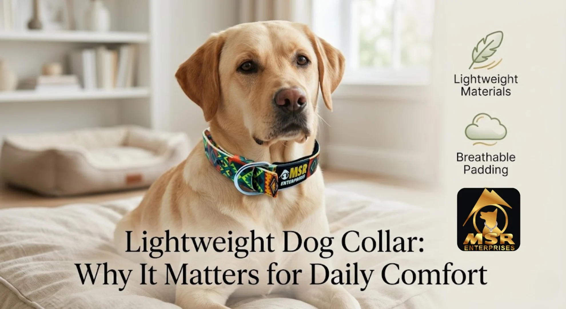 Lightweight Dog Collar: Why It Matters for Daily Comfort