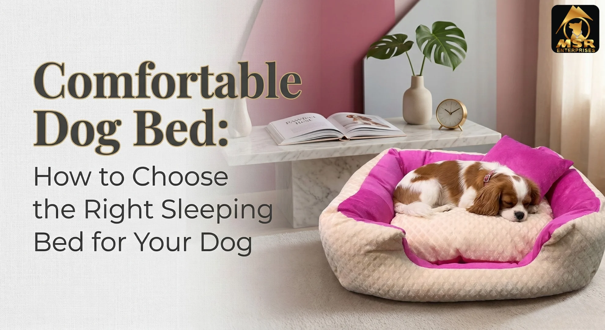 Comfortable Dog Bed: How to Choose the Right Sleeping Bed for Your Dog