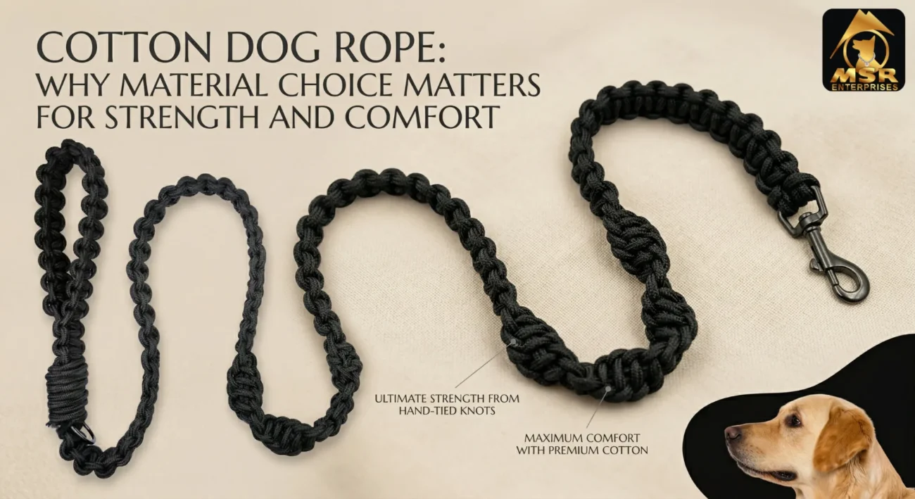 Cotton Dog Rope: Why Material Choice Matters for Strength and Comfort