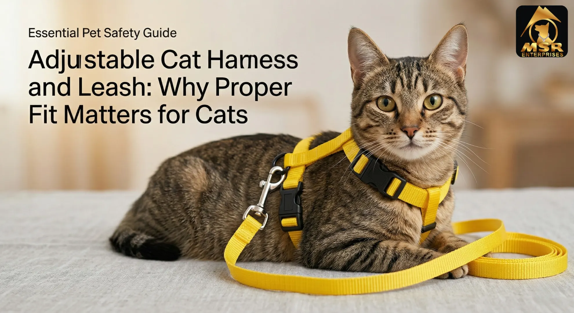 Adjustable Cat Harness and Leash: Why Proper Fit Matters for Cats
