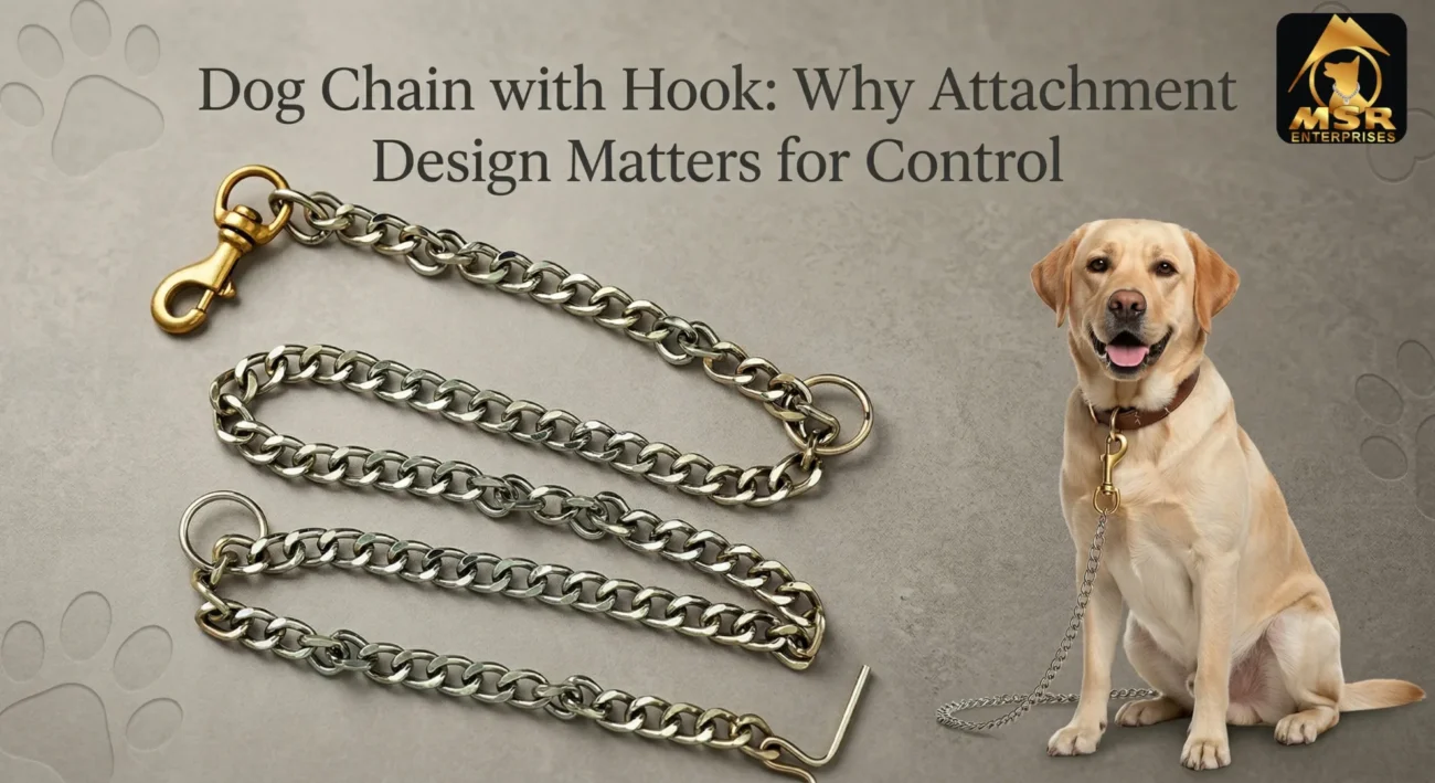 Dog Chain with Hook: Why Attachment Design Matters for Control