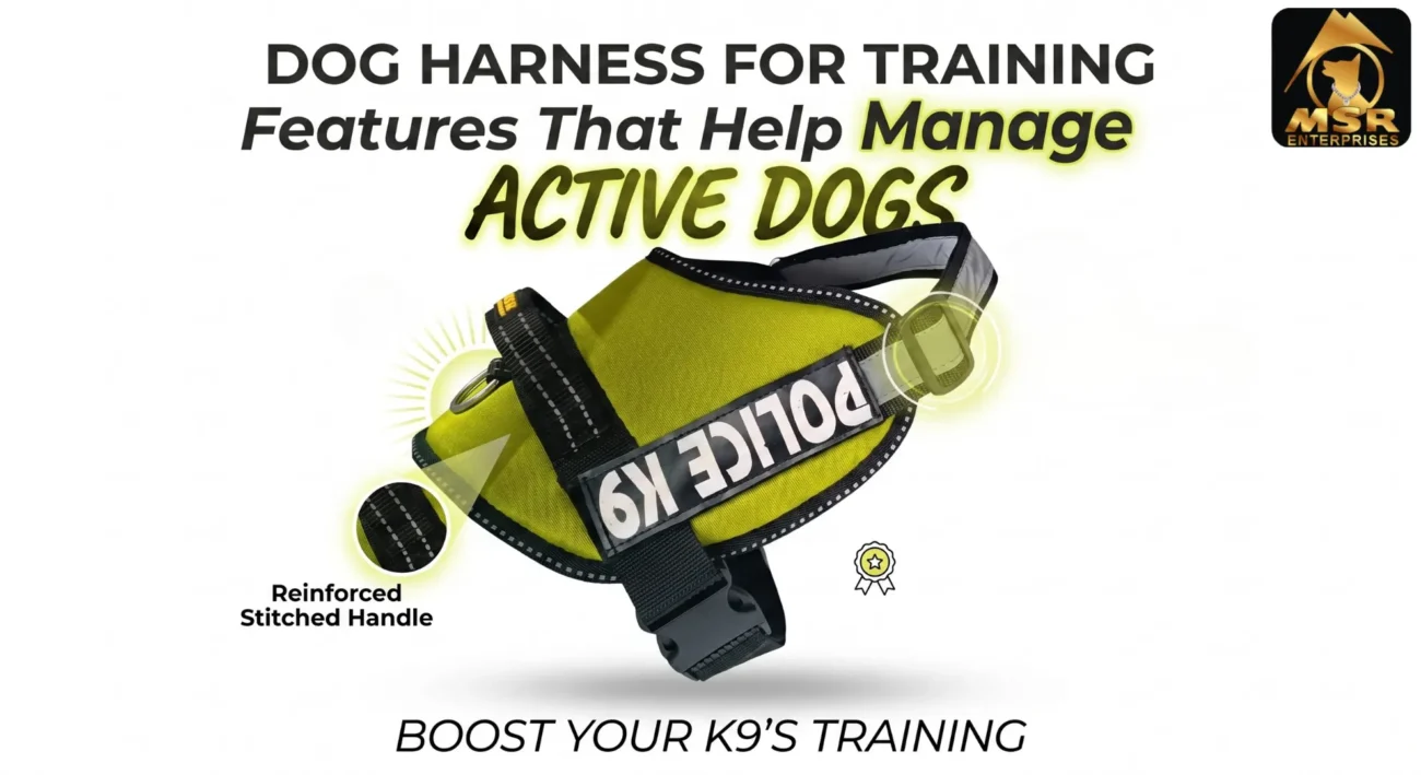Dog Harness for Training: Features That Help Manage Active Dogs
