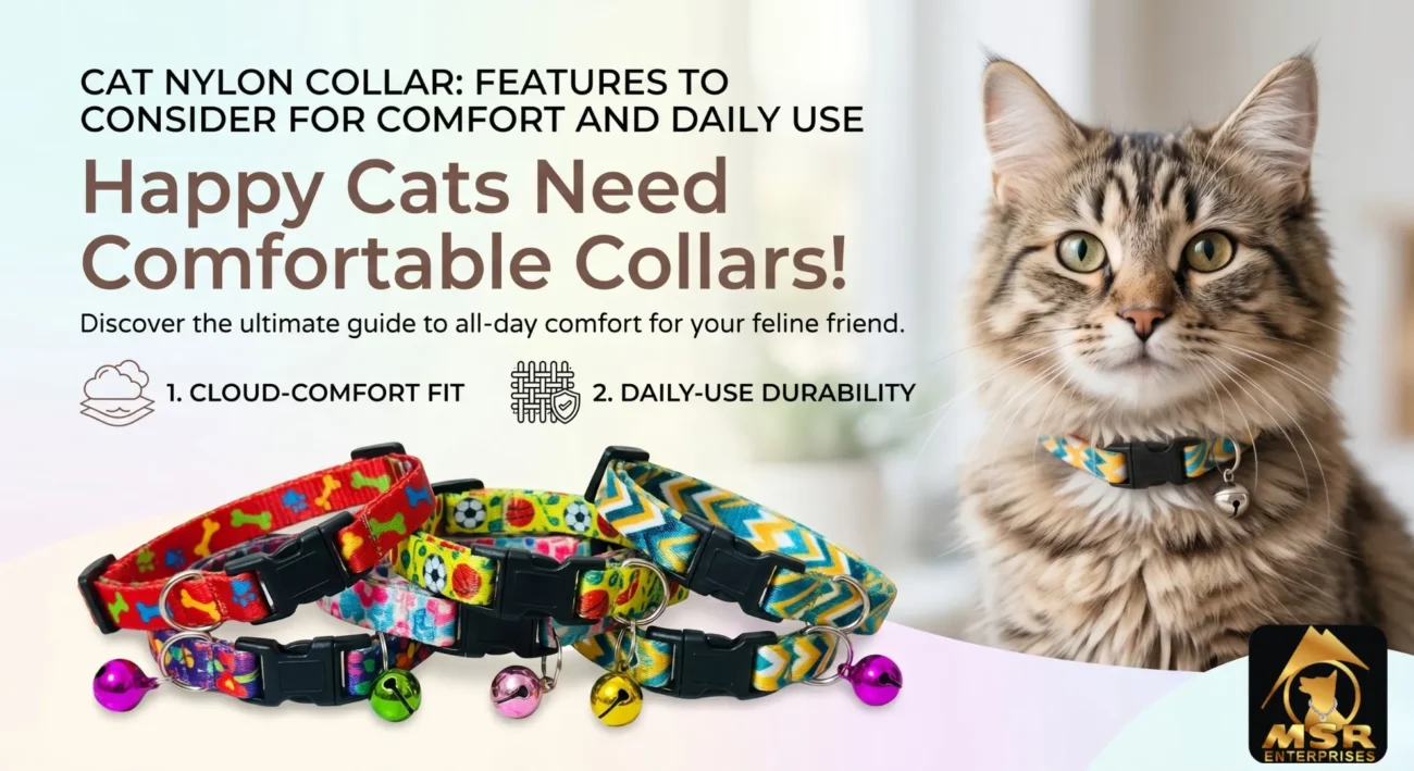 Cat Nylon Collar: Features to Consider for Comfort and Daily Use