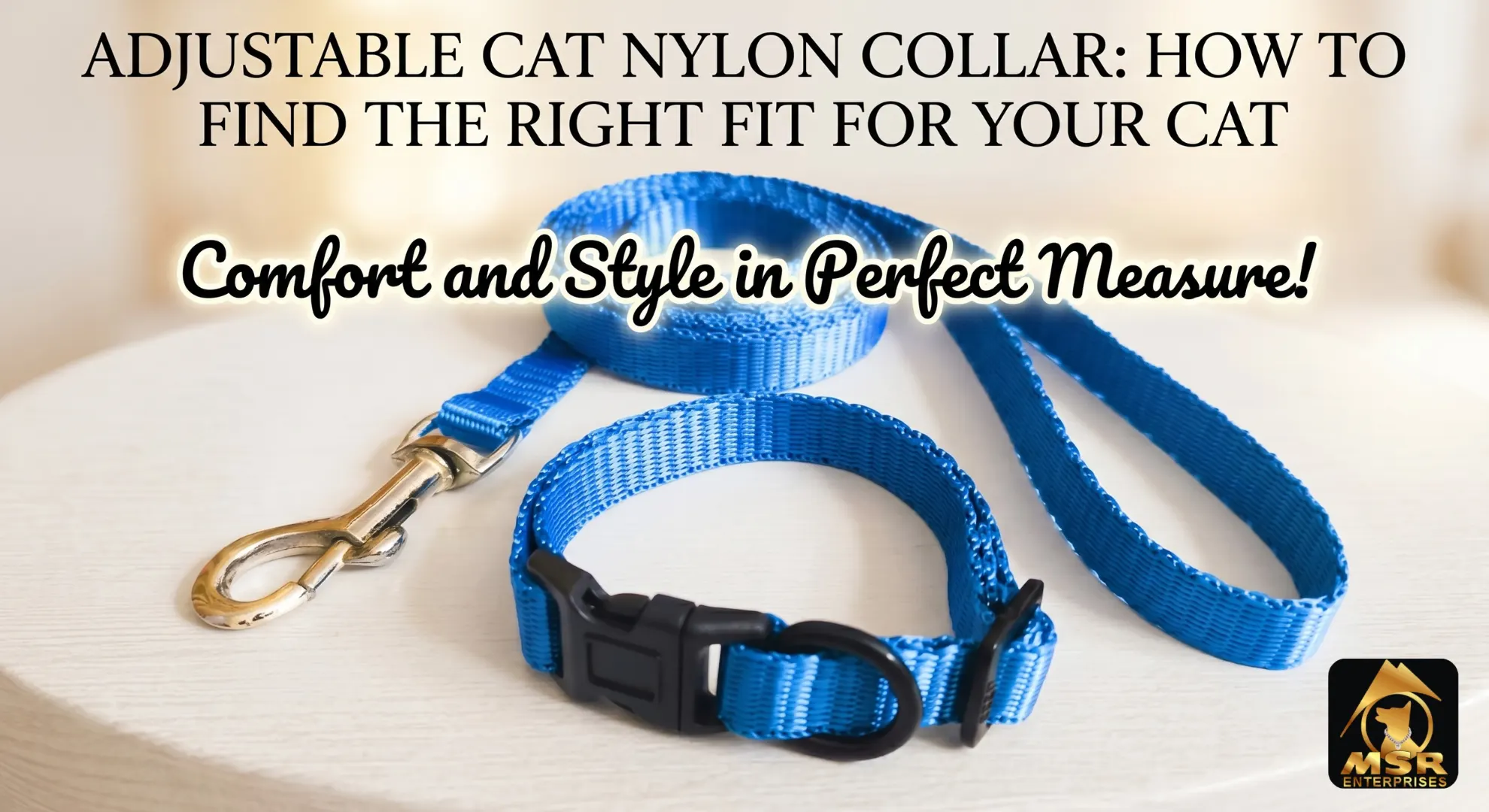 Adjustable Cat Nylon Collar: How to Find the Right Fit for Your Cat